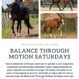 Balanced through motion Saturdays